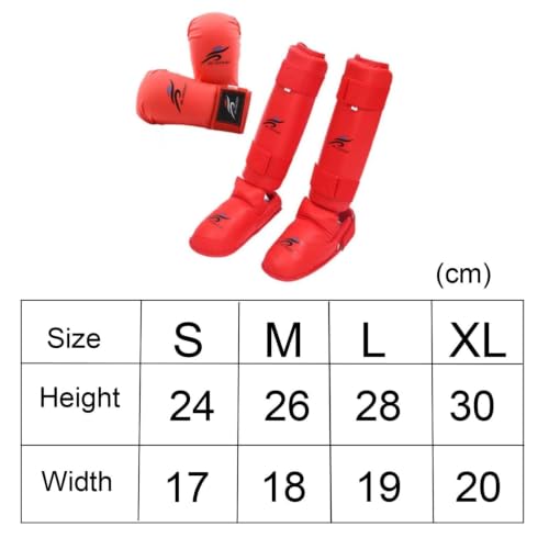 Equipamiento para sparring de kárate con guantes, espinilleras y botas de EVA 2