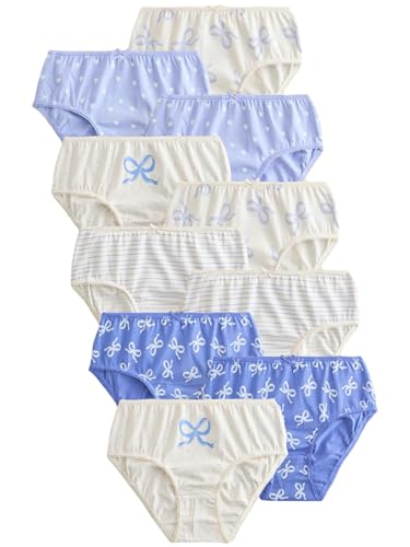 NEXT Fille Slips, Lot de 10 Bleu 18 Mois-24 Mois