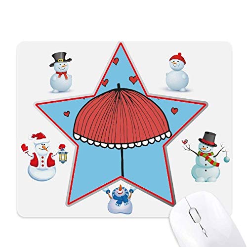 Tapis de souris dentelle rouge cadeau hiver et fin d'année
