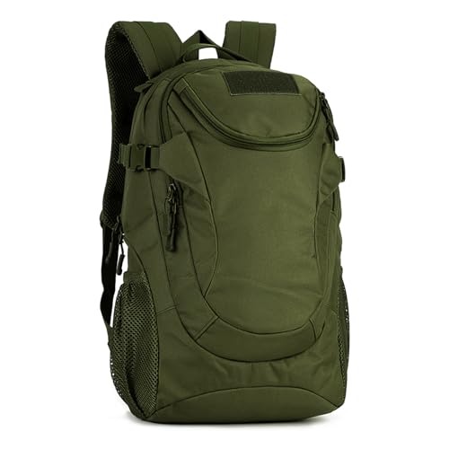HUNTVP Mochila Militar Mochila Tactica 25L Miltec Pequeña Impermeable Tactical Backpack para Las Actividades Aire Libre Senderismo Caza Viajar (Verde)