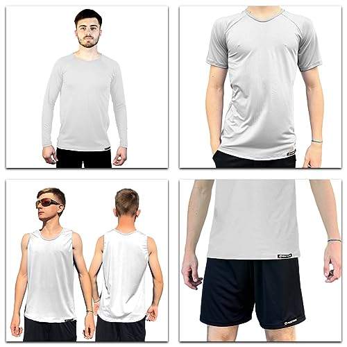 Kit Roupa Masculina Esportiva Futevôlei Beach Tennis Camiseta Manga Longa Manga Curta Regata e Short