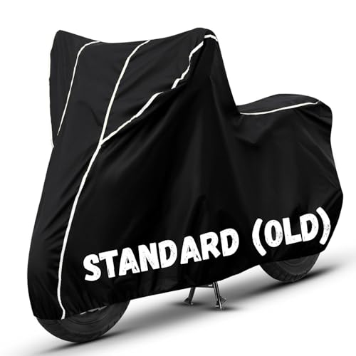 Image of Bike Cover for Standard (Old) 100% Waterproof, Dustproof & Scratch Resistant| Fully Bottom Elastic UV Resistant Heavy Duty Body Cover | All Weather Outdoor Use