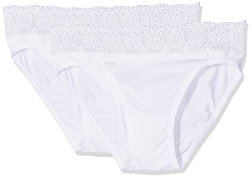 Preisvergleich Produktbild sloggi Damen Pure Sense Luxe Tai C2P Slip, White, 36