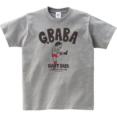 [COMBINATION MEAL] コンビネーションミール ジャイアント馬場G.BABA コットンTシャツ ヘザーグレー XXLのサムネイル