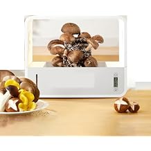 Smart Mushroom Monotub Grow Kit with LED Light, Auto Humidifier, Exhaust Fan, Temp Display & Fresh Air System for Indoor Mushroom Farming & Cultivation