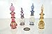 Lot of 12 Tiny Mouth Blown Egyptian Perfume Bottles Glass