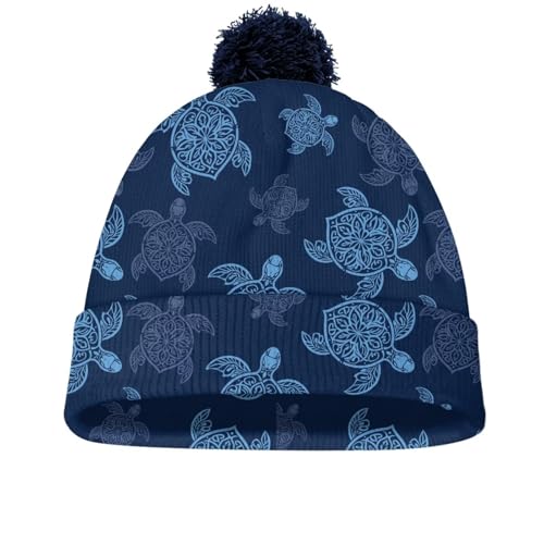Winter Hats for Boys Beanie with Pom for Kids Ages 4-12 Warm Knit Hat3