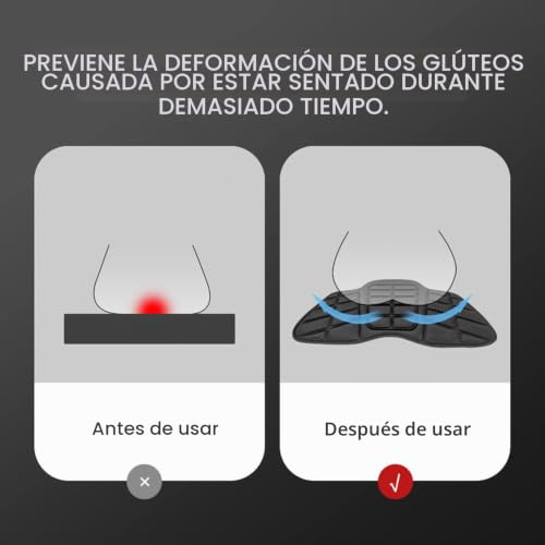 Cojín de gel antideslizante para moto que elimina el dolor en viajes largos 7