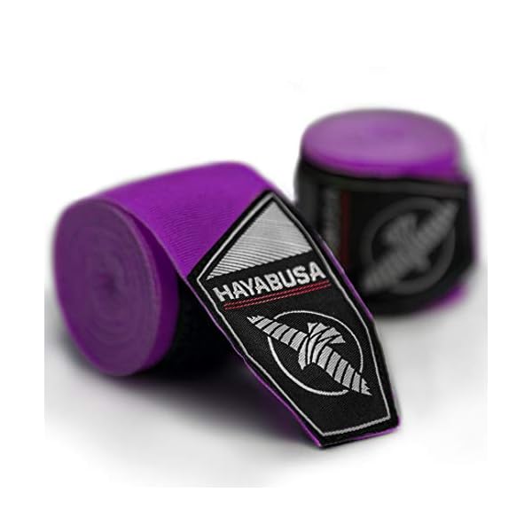 Hayabusa-Boxing-Hand-Wraps-Perfect-Stretch-40-for-Men-Women Hayabusa Boxing Hand Wraps Perfect Stretch 4.0 for Men & Women - Purple, 180 inches