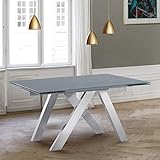 Armen Living Ace Dining Table, Grey