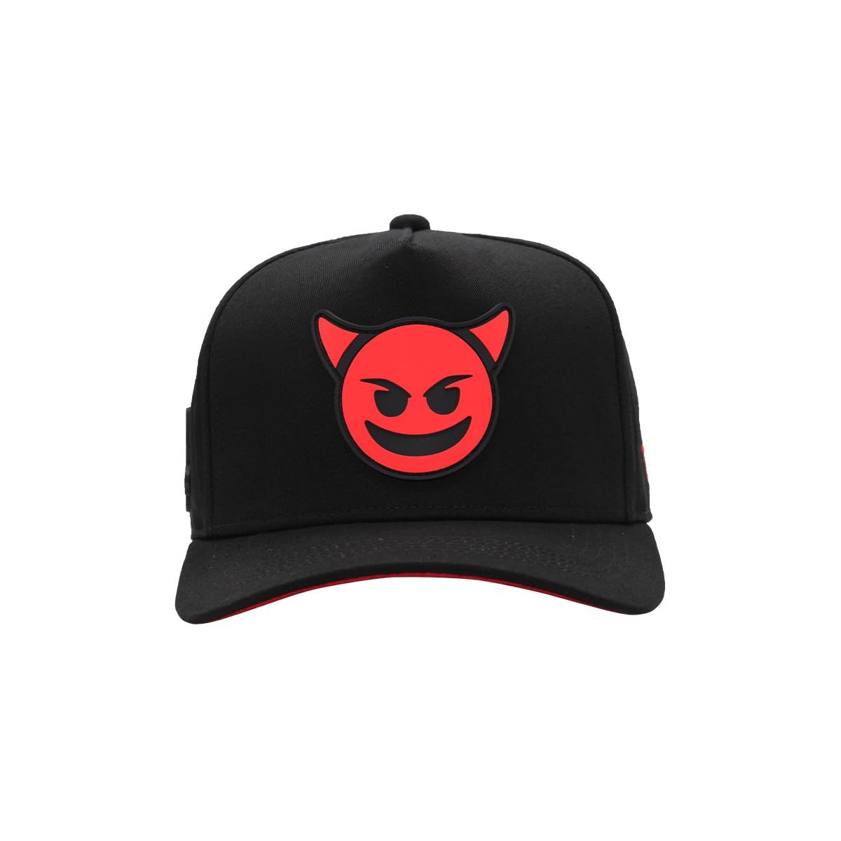 Ferreti Hats Black Devil Hat - Culiacan Black Snapback Hat, Baseball Hats for Men and Women, Black Cap for Any Occasion, Gorras para Hombre Originales, Adjustable Hat, Black, One size