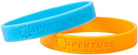 Jinx Portal 2 Rubber Bracelet Set (Multicolor, Medium) image 5