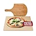 Avilia - Pietra Refrattaria con Pala in Legno Inclusa per Pizza, Resistente fino...
