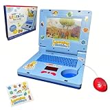 Notebooks educacionais para crianças, computadores brinquedos, computadores portáteis com música e luzes, brinquedos educacionais para promover a aprendizagem e o entretenimento das crianças