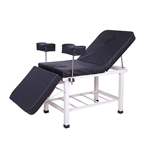Zjdu Massage Bed, Medical Exam Table,Facial Table Tattoo Chair Massage Bed,Facial Chair Adjustable Professional For Salon Beauty Spa, Can Bear 500Kg,Black #TOP19