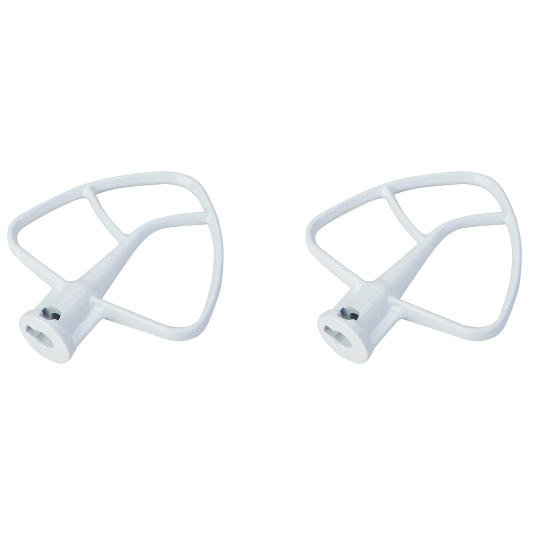 Hndhbfgrt 2X for KA Mixing Head Flat Beater K45B Mixer Flat Beater Attachment for 4.5-5 Quart Tilt-Head Stand Mixers