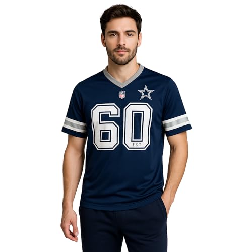 La Mejor Lista de Ropa de Fútbol americano , listamos los 10 mejores. 48 NFL Fan T-Shirt Dallas Cowboys Azul Marino para Hombre, Talla Extra Grande