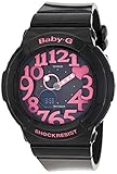 Casio Baby G Black Dial Polyurethane Strap Ladies Watch BGA-130-1B