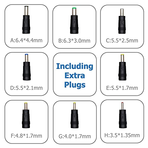 EIKS AC to DC 9V 1.5A Power Supply Adapter with 5.5mm x 2.1mm Connector Plug for Android Tablets Webcam Routers Toys Recorder Bluetooth Speaker - Thumbnail 7