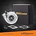 maXpeedingrods New GT35 GT3582 Turbo Charger Anti-Surge Compressor AR.70/63 600HP, Universal Turbocharger External Wastegate T3 Flange for 2.5L-6.0L Engines Water + Oil Cooled