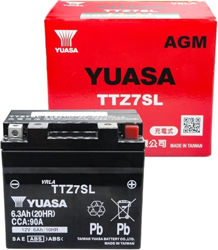 ��p���A�T �V�[���h�^ �o�C�N�p�o�b�e���[ [�t���[�d��] TTZ7SL