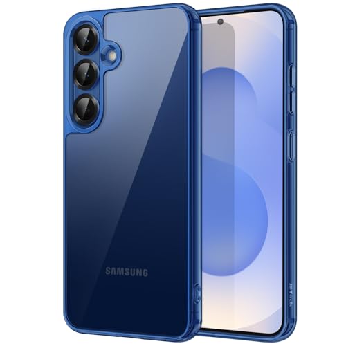 Image of JETech Cover Case for Samsung Galaxy S25 5G, Non-Yellowing Shockproof Bumper Protective Phone Cover, Anti-Scratch Hard PC Back (Navy)