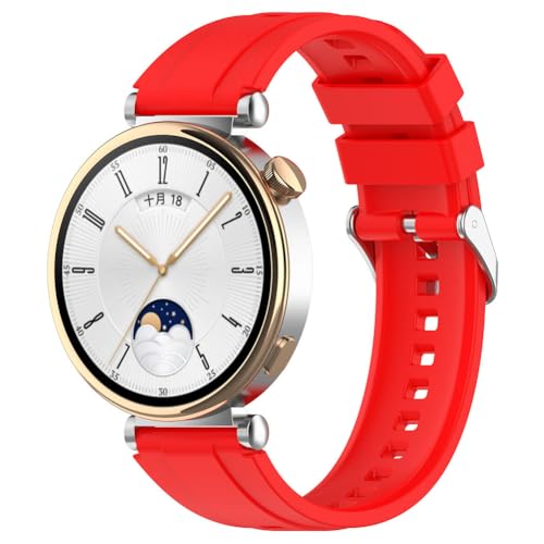 Tyogeephy Strap for Huawei watch GT4 41MM,18mm Soft Silicone Band Replacement compatible with Garmin Venu 3S/Forerunner 265S/Forerunner 255S/Venu 2S/vivomove 3s/vivoactive 4s