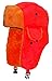 Best Winter Hats Big Kids Lightweight Neon Russian/Trooper Faux Fur Hat(One Size)-Orange