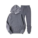 [YJSO] セットアップ メンズ 大きいサイズ パーカー スウェットパンツ 上下セット b系 ストリート ジャージ スポーツウェア カジュアル フード付き ロングパンツ ダークグレー ゴルフウェア XL お兄系 プレゼント ランニング トレーニング