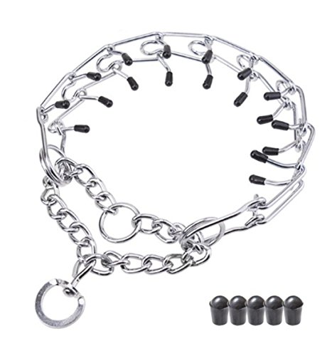 Gaity Pet Dog Prong Collar, Ultra-Plus Prong Training Collar, Stainless Steel With Silver Plating, Available In 4 Sizes - S, M, L, Xl For Samll Medium Large Dogs.(L - 3.5Mm55Cm) #TOP22