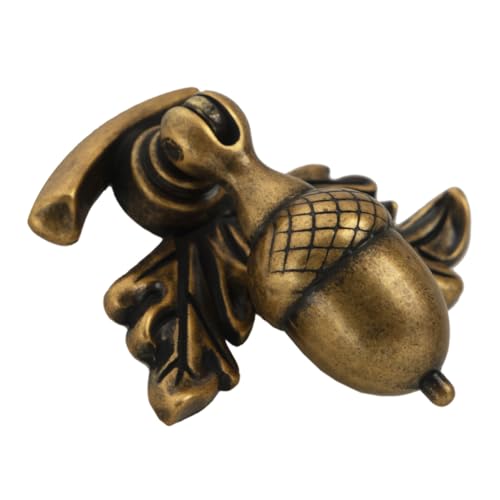 HAPINARY Tiradores Modernos de Metal Forma de Bellota para Puertas y Cajones de Armarios, Pomos Decorativos para Muebles de Cocina y Tocadores
