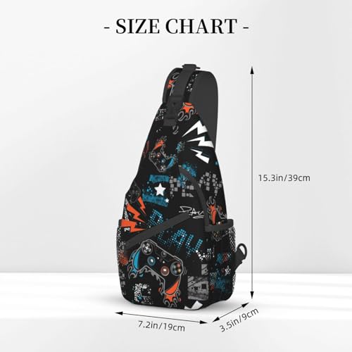 Image of Sling Backpack For Men Hiking Daypack Crossbody Shoulder Bag Travel Chest Pack | Hiking