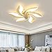 Ventilatore Da Soffitto Con Luce E Telecomando Silenzioso Fiore Lampadario Con Ventilatore Design 6 Velocità DC Ventola Da Soffitto Dimmerabile Per Cucina Camera Da Letto Bambini (Color : Oro)