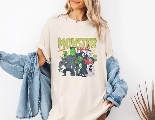 Retro Halloween Comfort Colors Shirt, Vintage Ghost Halloween t-Shirt, Halloween Aesthetic, Monster Mash T-Shirt, Fall Shirt, Retro Shirt Halloween, Monster Tee4