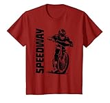 speedway motorcycle Leggera, taglio classico, maniche con doppia cucitura e orlo inferiore