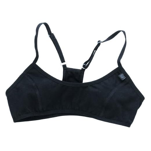 Joha Mädchen Sport-BH Bustier, Größe:176, Farbe:schwarz