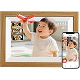 【2025新登場 FHD1920x1280 64GB大容量メモリ 】デジタルフォトフレーム Wi-Fi 遠隔送信 10.1インチ IPSタッチスクリーン デジタル写真立て 外部MicroSDカード拡張可 操作簡単 写真動画をスマホから送る 人感センサー 時計 天気予報 無料アプリ「Frameo 」 360°自動回転 壁掛け可 母の日 父の日 敬老の日 誕生日 PSE認証済み 日本語取扱説明書
