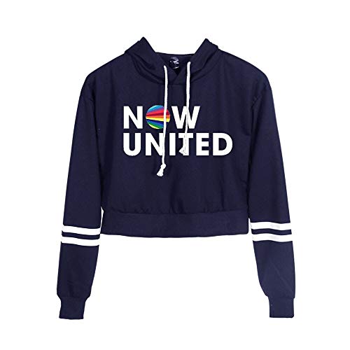 2020 ahora United Crop Fashion Hoodie Sudaderas Mujer Sexy Pullover Unisex Harajuku Tracksui