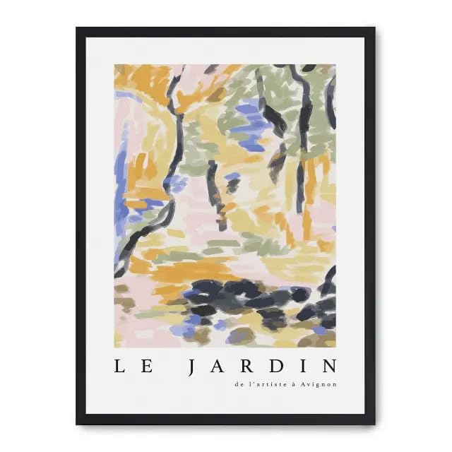 Cuadro Le Jardin VIII tableau deco nature cadre suspendu pour maison