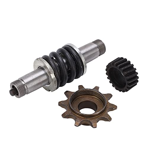 Aramox Clutch Bearing Kit, Clutch Shaft Gear Kit, Steel Alloy Replacement Clutch Shaft Drive Sprocket Kit, Fit for 2 Stroke Engine Motorized