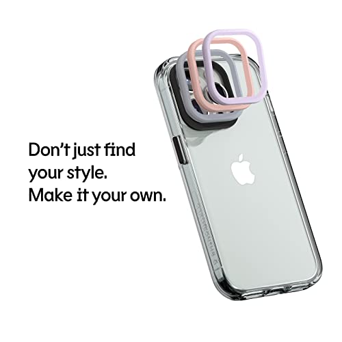Coque iPhone 14 Pro loup géométrique transparente pour le quotidien - 5