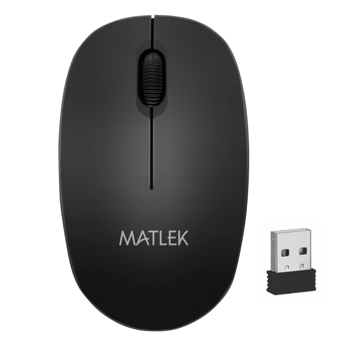 Matlek Wireless Mouse | 2.4 GHz Wireless Connection | USB Mini Receiver | 1200 DPI | Ambidextrous | PC/MAC/Laptop-image-31