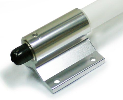 Close-up of antenna base with mounting bracket