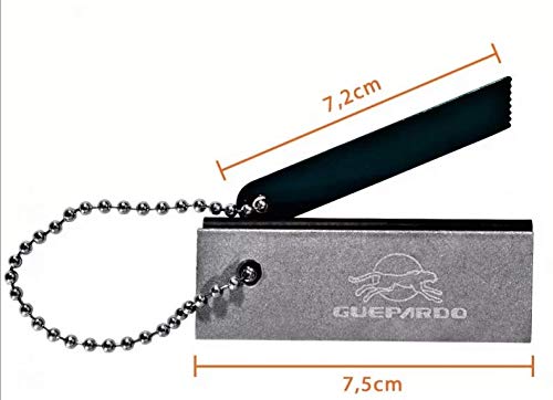 Guepardo, Pederneira Flint, Modelo FireMaster, Pedra Flint + Liga de Magnésio e Alumínio, Compacta,