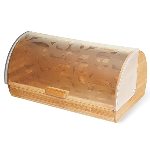 Maestro MR-1674S Panera de Mesa para Guardar Pan, Tapa Deslizante, Contenedor...