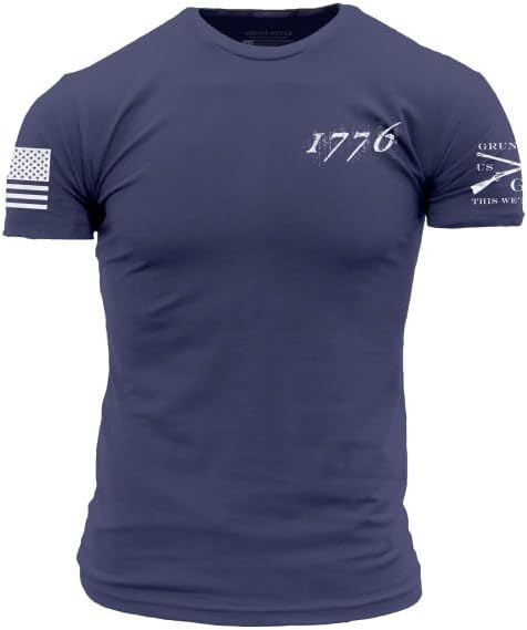 Grunt Style 1776 Flag Men's T-Shirt