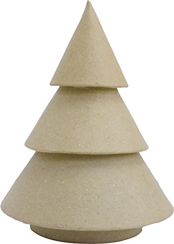 Decopatch - Albero di Natale in cartapesta, 18 cm