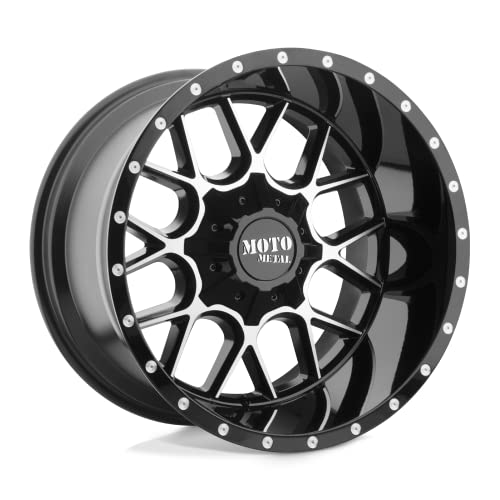 Moto Metal MO986 20X10 5X5.0/5.5 G-BLK MACH -18MM - MO98621035318N