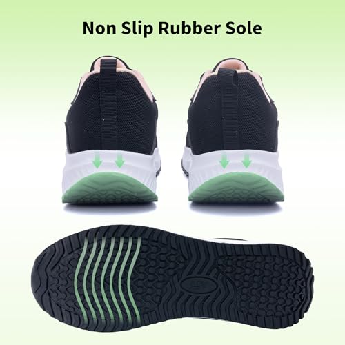 Image of RomenSi Womens Arch Support Walking Shoes Orthotic Fashion Sneakers Tennis Shoes for Plantar Fasciitis Pain Relief US 5.5-11