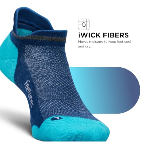 Image of Feetures Trail Max Cushion Mini Crew Sock - Hiking Socks for Men & Women
